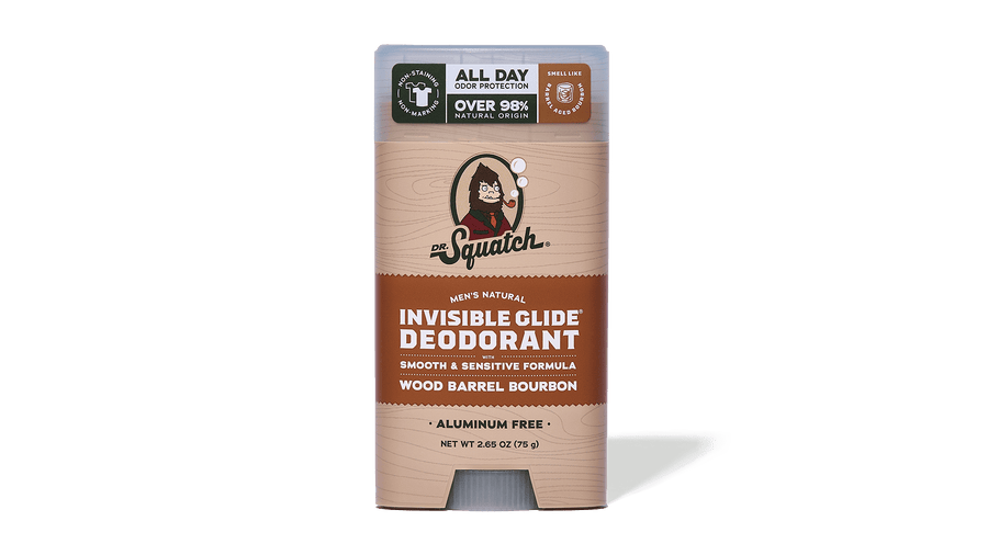 Wood Barrel Bourbon Invisible Glide Deodorant - Bright Daily Bar