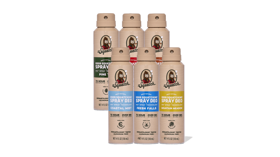 Spray Deodorant 6-Pack - Collector Travel Lineup