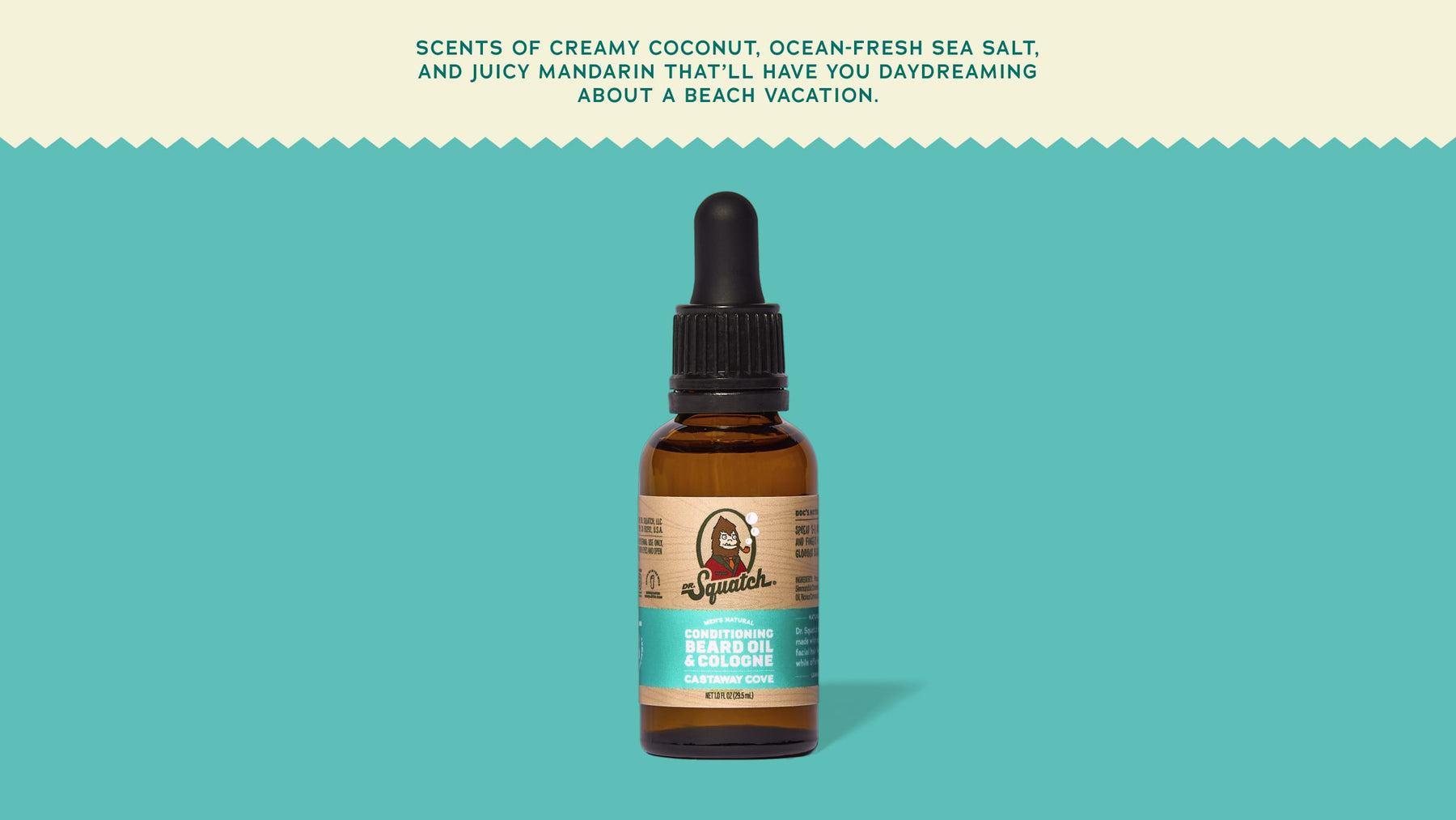 Castaway Cove Beard Oil & Cologne - Warm Classic Signature