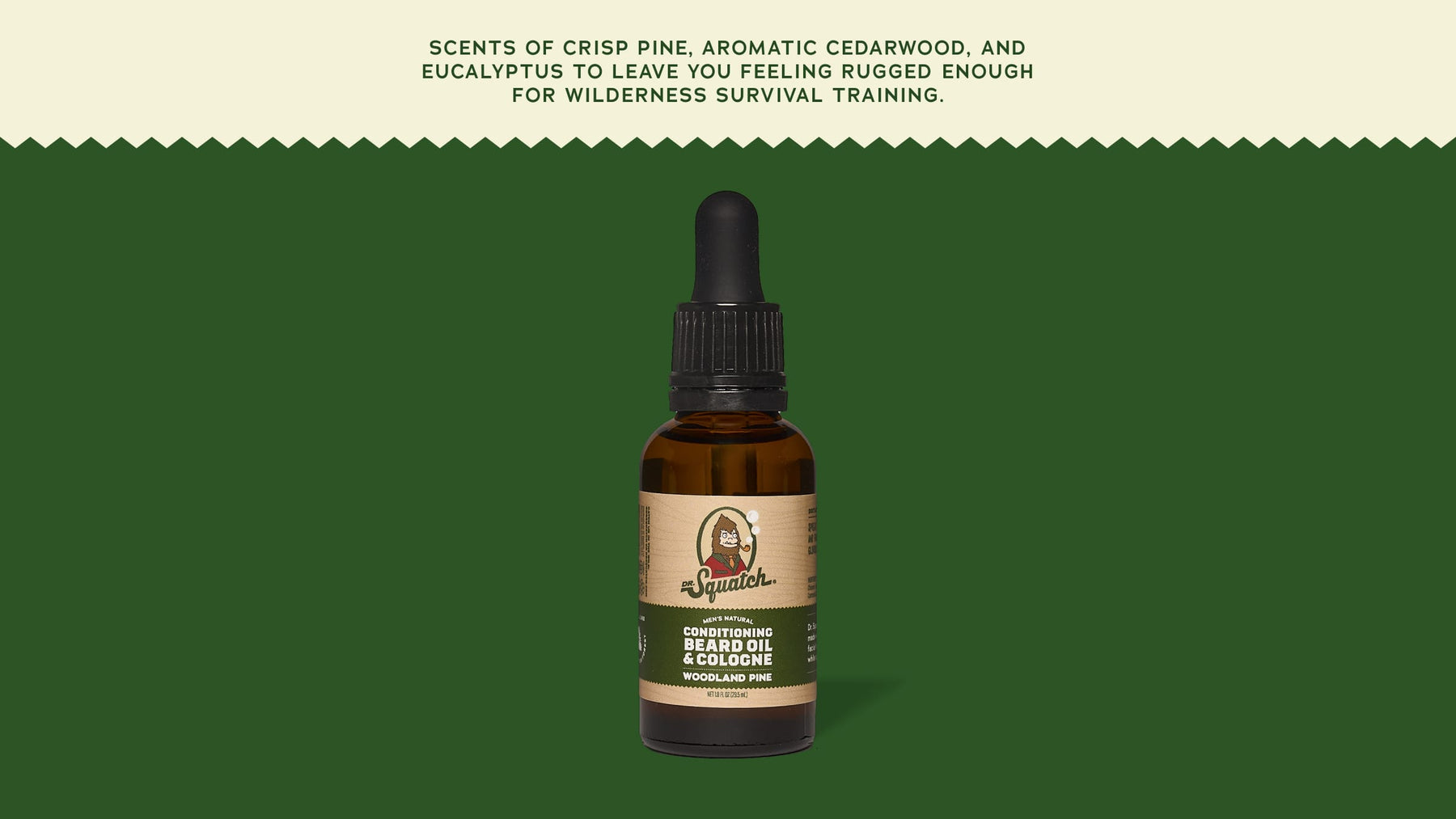 Conditioning Beard Oil & Cologne Woodland Pine - Classic Evening Scent