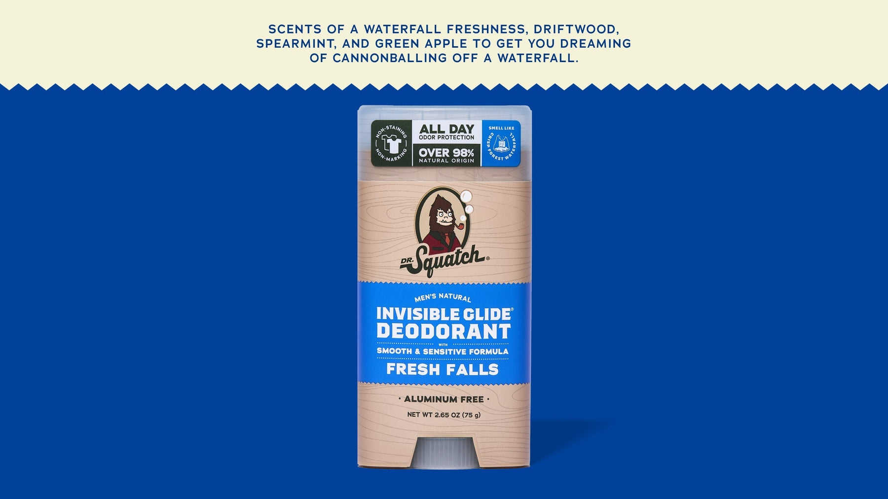 Fresh Falls Invisible Glide Deodorant - Essential Outdoor Guard
