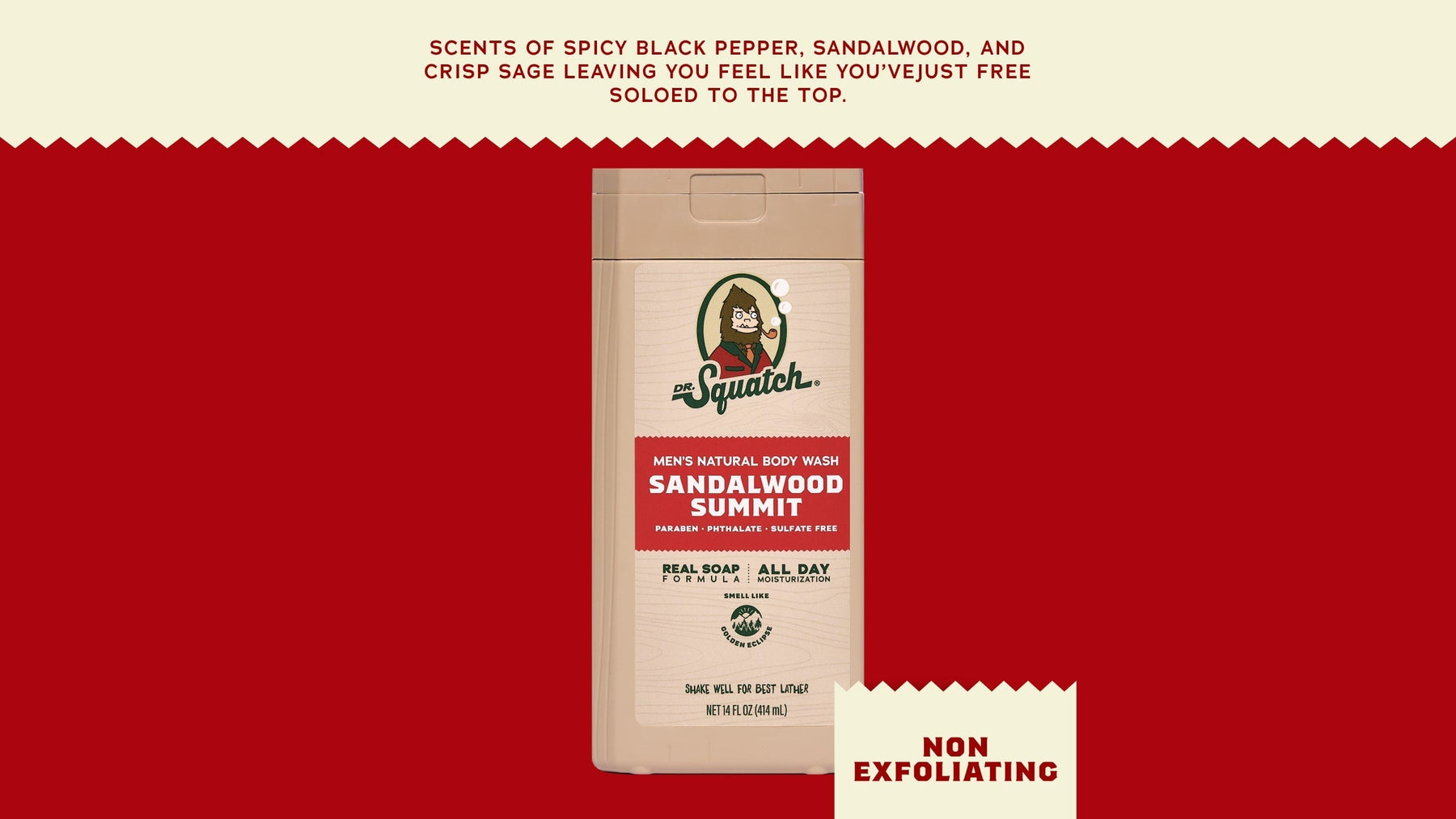 14 oz Sandalwood Summit Body Wash - Bright Daily Start
