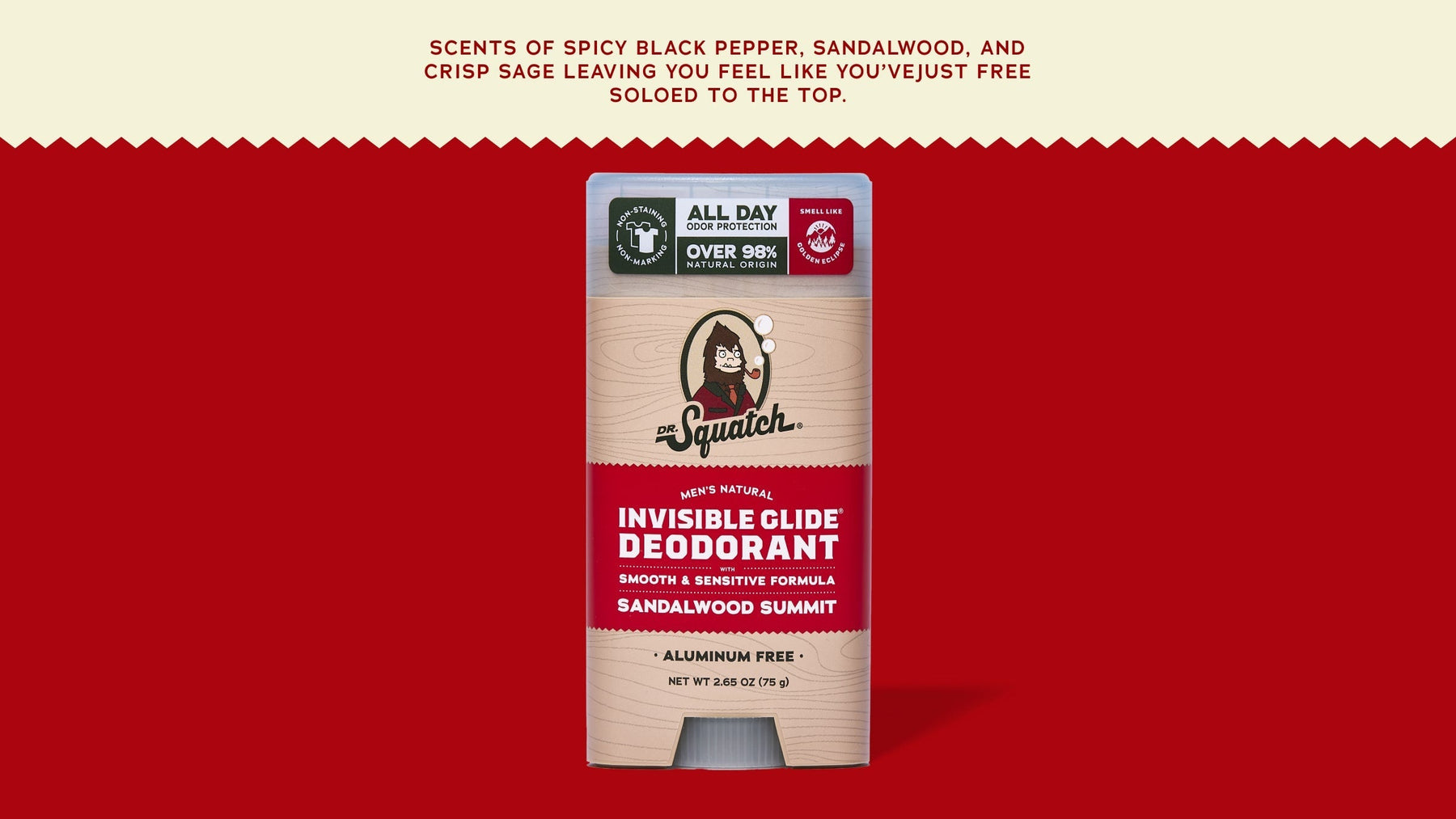 Sandalwood Summit Invisible Glide Deodorant - Essential Fresh Carry