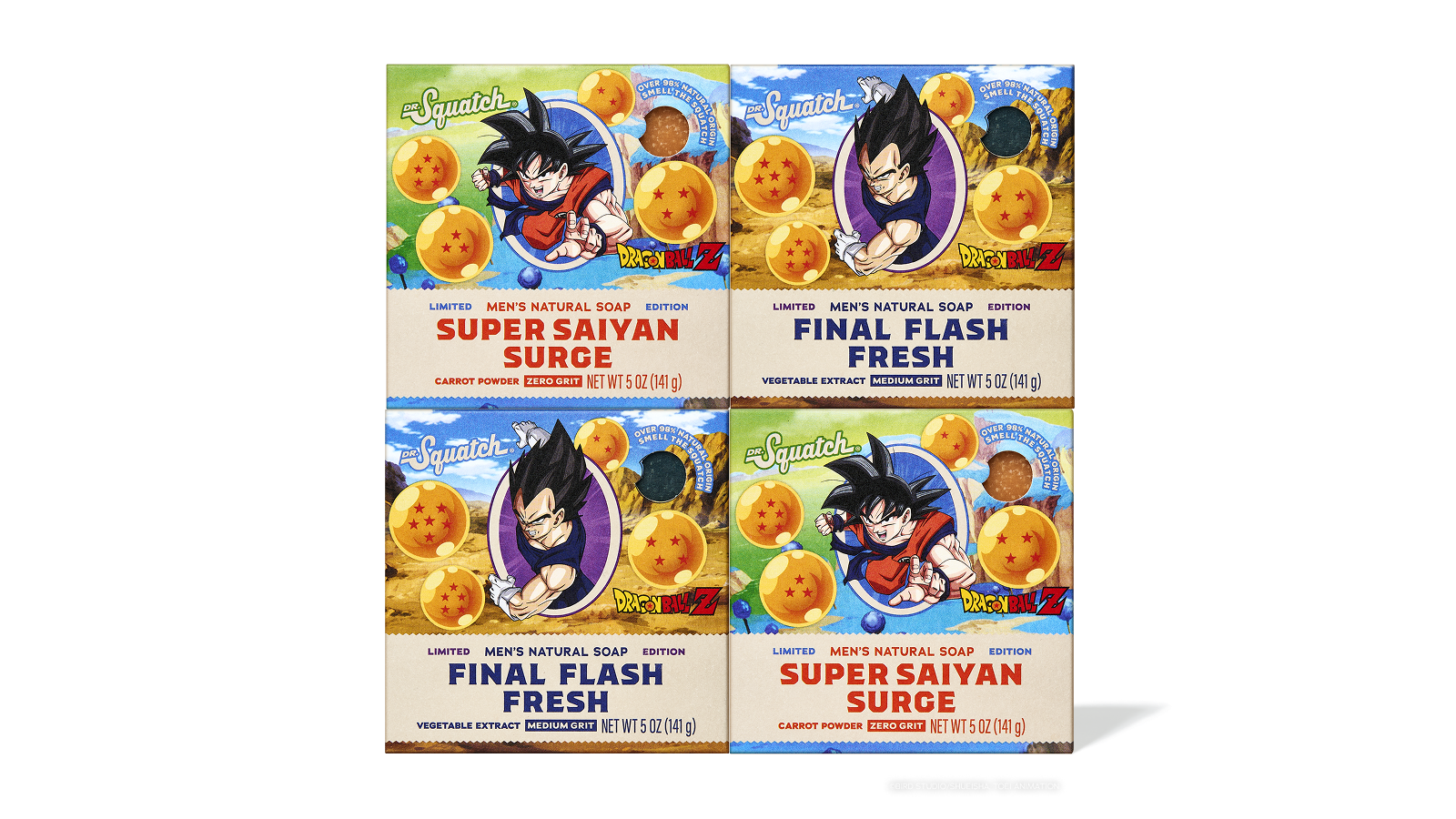 Dragon Ball Z 4-Pack - Fresh Travel Lineup
