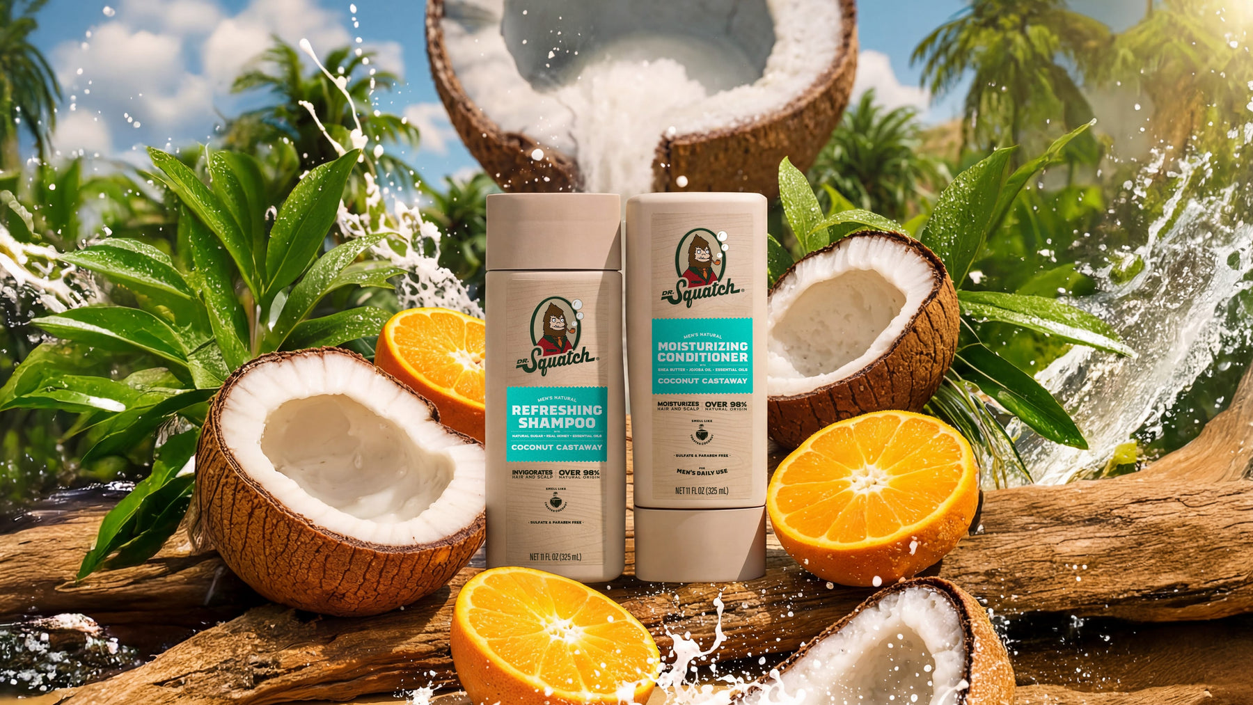 Coconut Castaway Hair Care Kit - Simple Daily Set