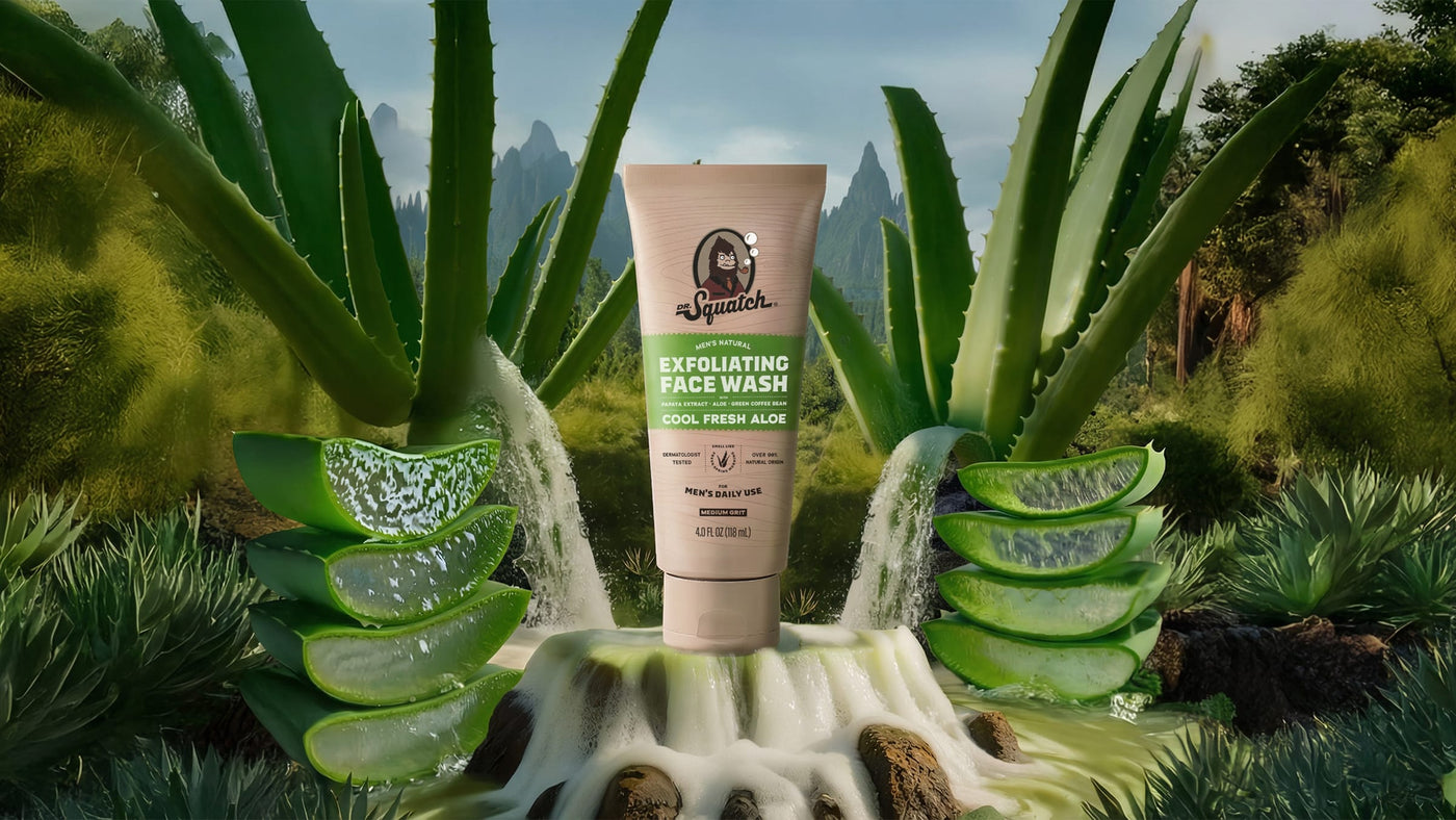 Cool Fresh Aloe Exfoliating Face Wash - Easy Fresh Finish