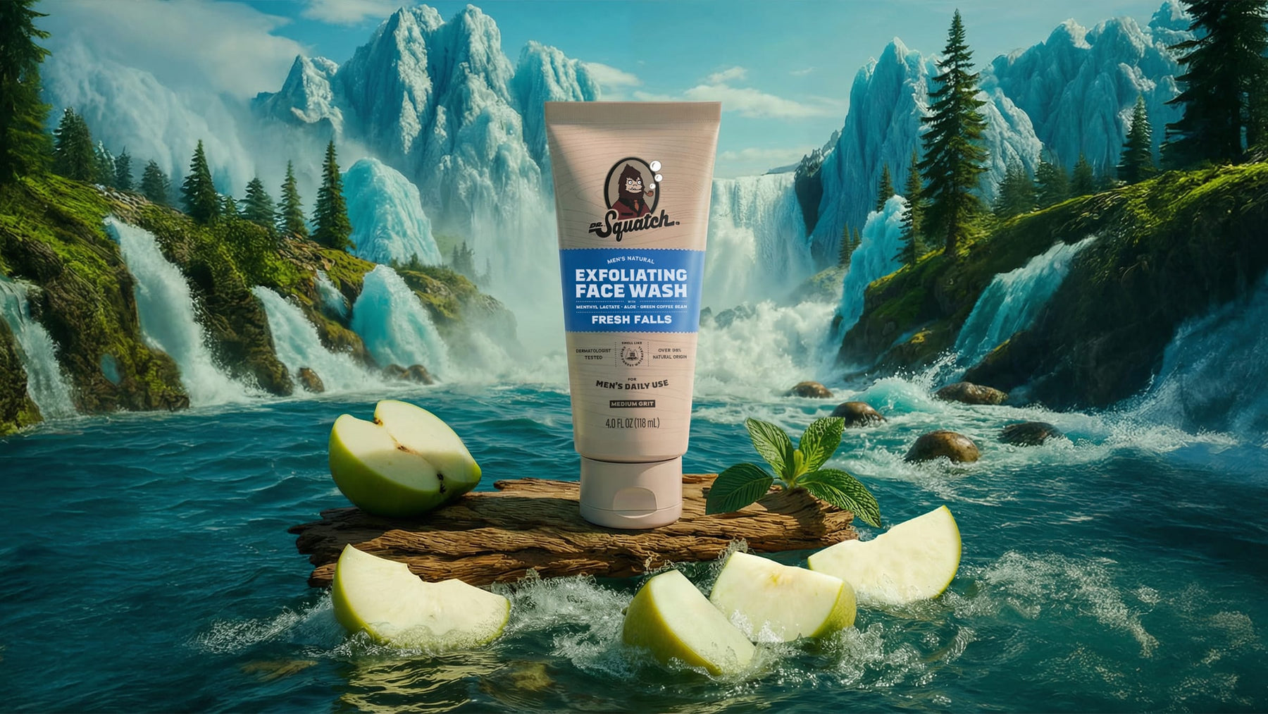 Fresh Falls Exfoliating Face Wash - Premium Trail Clean