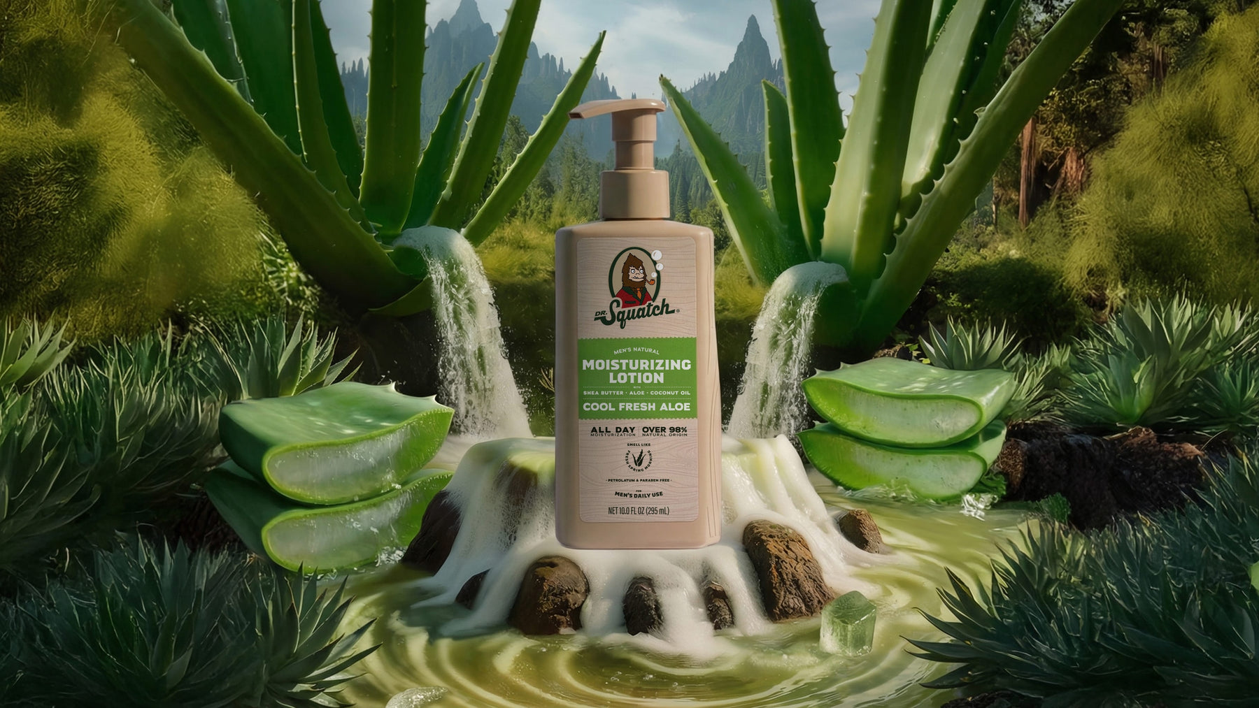 Cool Fresh Aloe Lotion - Essential Daily Touch