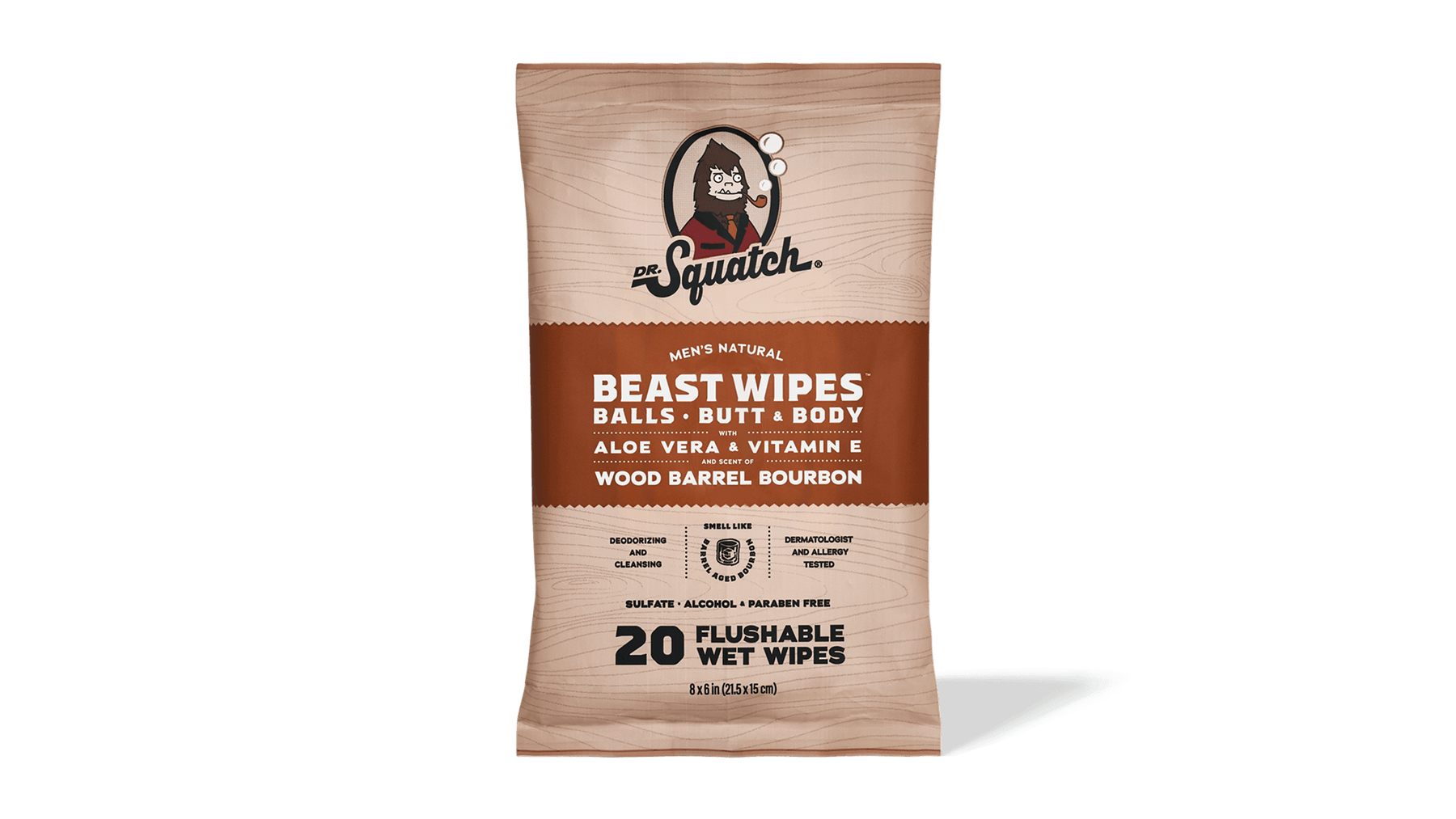 Wood Barrel Bourbon Wipes - Daily Shield